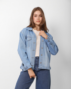 LAILA Blue Denim Jacket