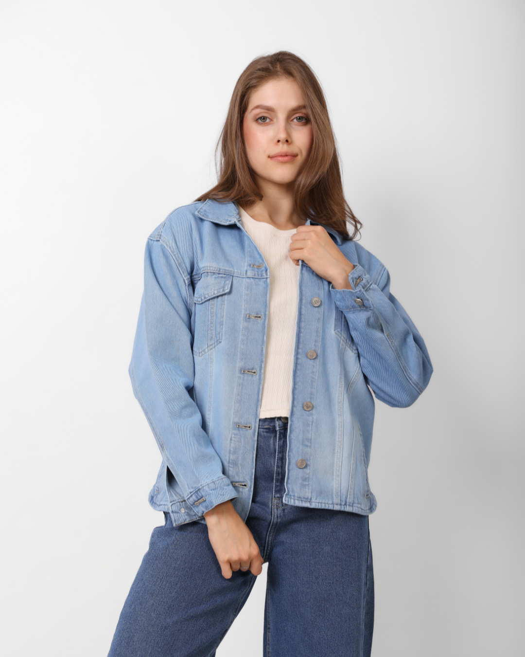 LAILA Blue Denim Jacket
