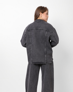 LAILA Grey Denim Jacket