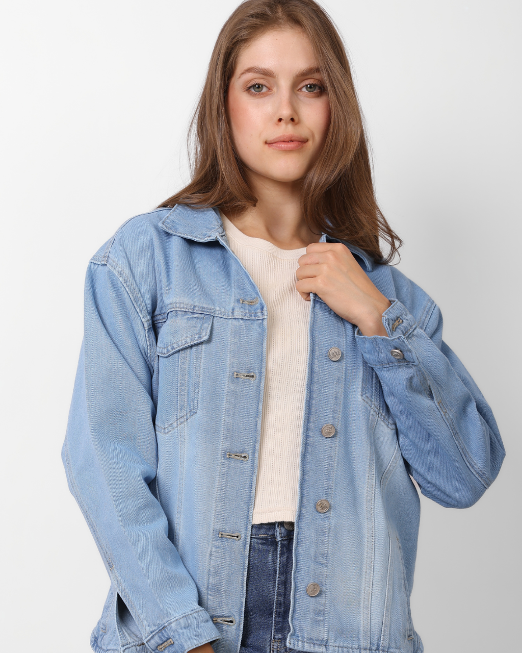 LAILA Blue Denim Jacket
