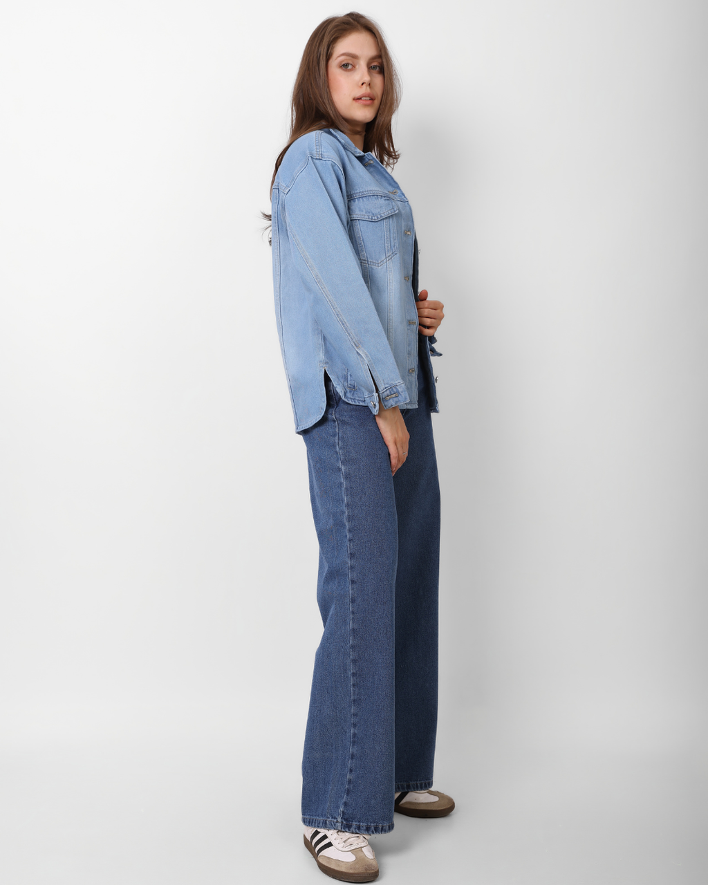 LAILA Blue Denim Jacket