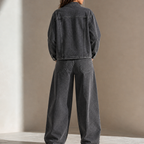 LAILA Grey Denim Set