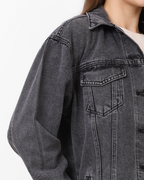 LAILA Grey Denim Jacket