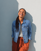 LAILA Blue Denim Jacket