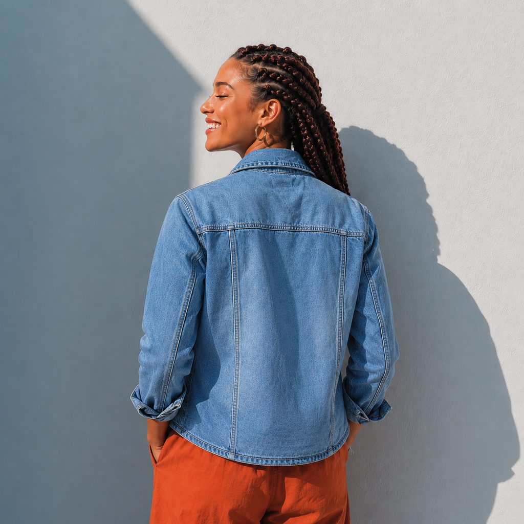 LAILA Blue Denim Jacket