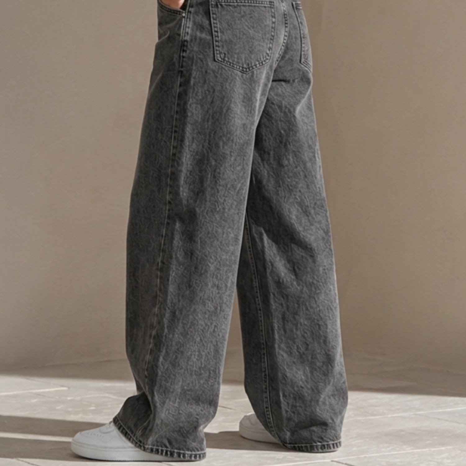 LAILA Grey Denim Set