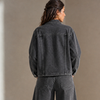 LAILA Grey Denim Set