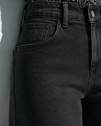 LAILA Silver Strass Wide-Leg Tall Denim Pants