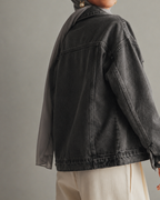 LAILA Handmade strass Denim Jacket