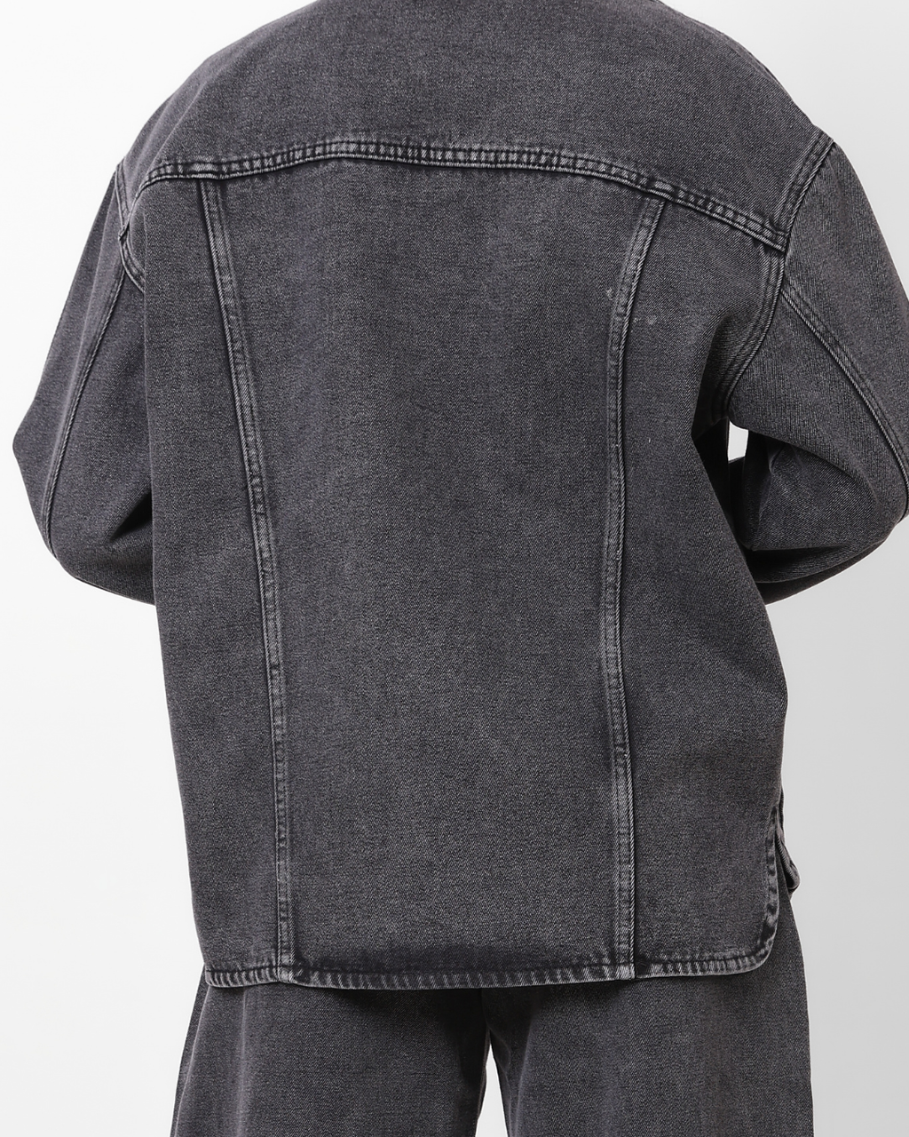 LAILA Grey Denim Jacket