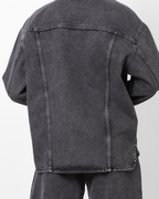 LAILA Grey Denim Jacket