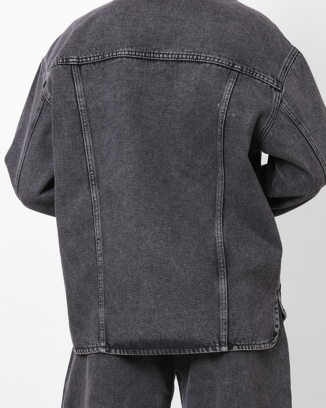 LAILA Grey Denim Jacket